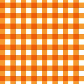 Orange Gingham