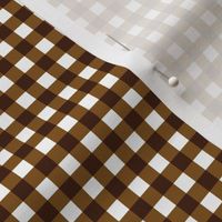 Small Brown Gingham