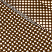 Small Brown Gingham