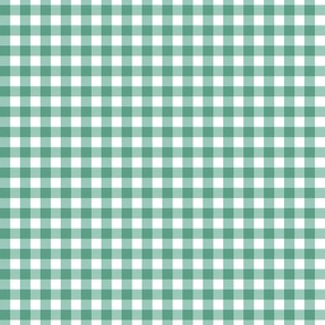 Small Teal Gingham