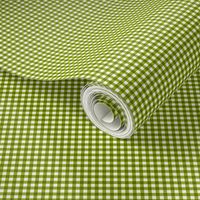 Tiny Green Gingham