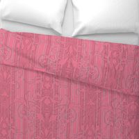 Pink Dawn ~ Pink Damask Stripe II