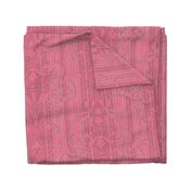 Pink Dawn ~ Pink Damask Stripe II