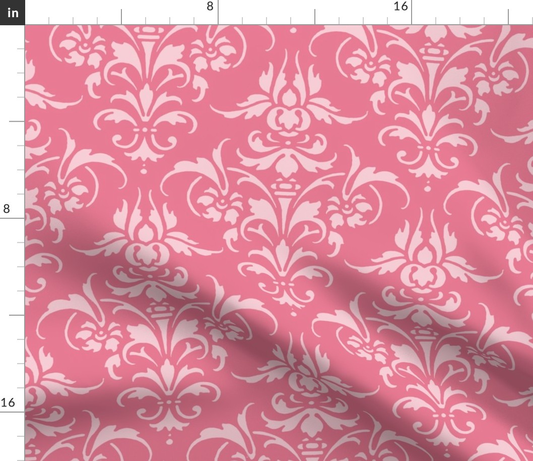 Pink Dawn ~ Pink Damask II