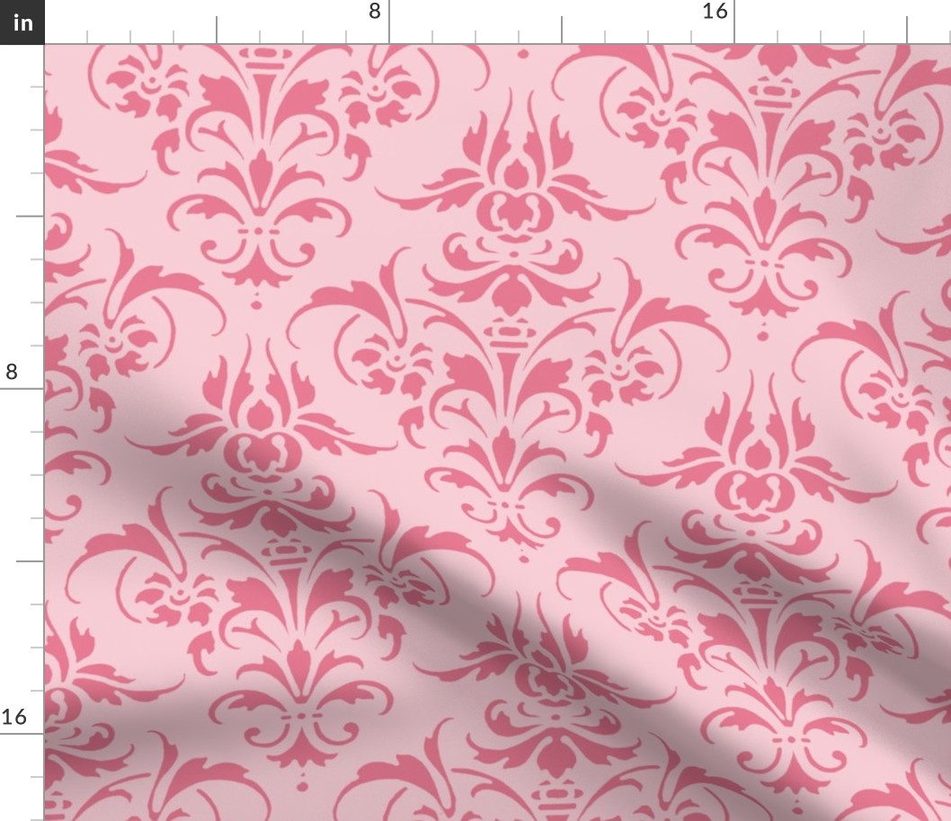 Pink Dawn ~ Pink Damask