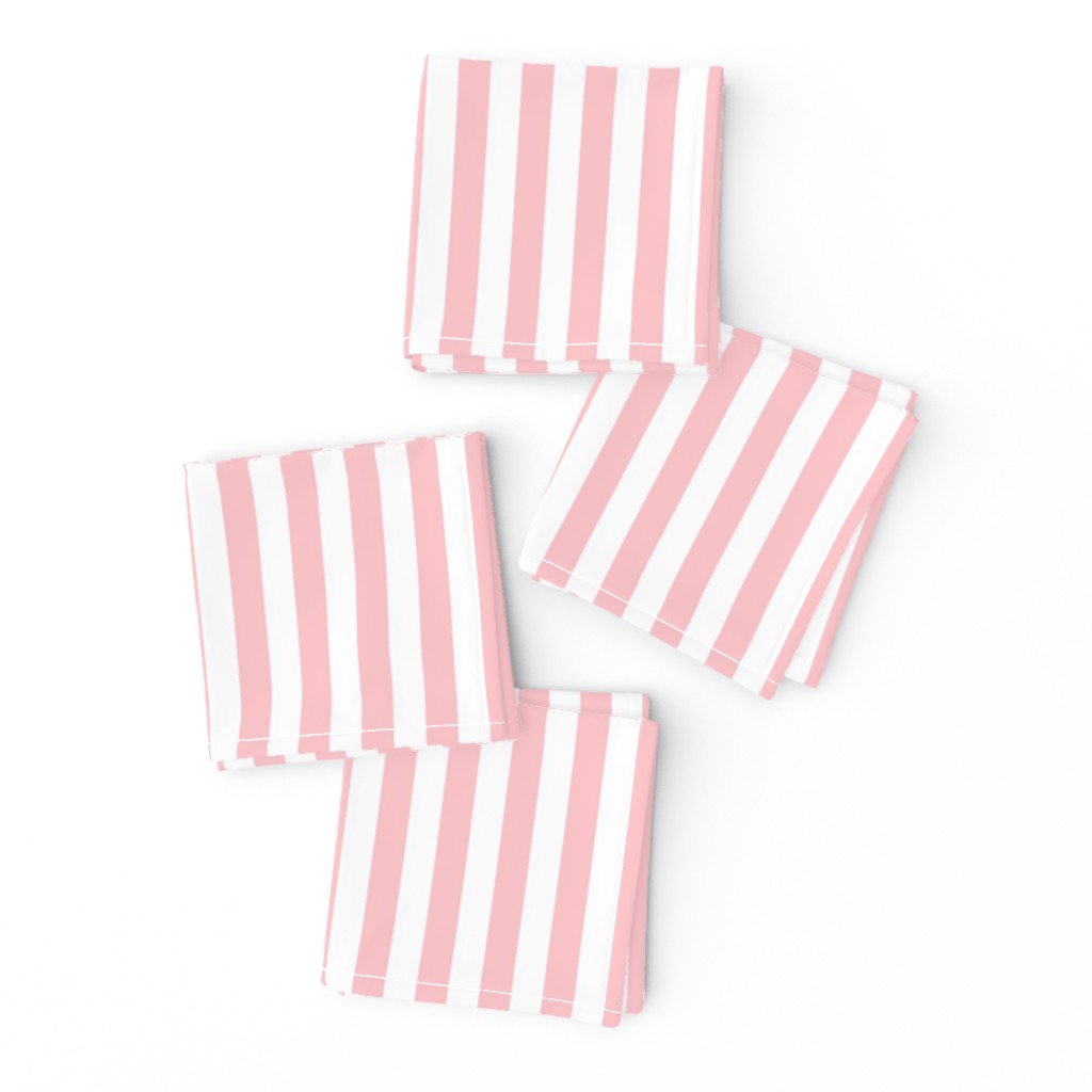 Pink & White Stripe | Half-Inch Wide Stripes