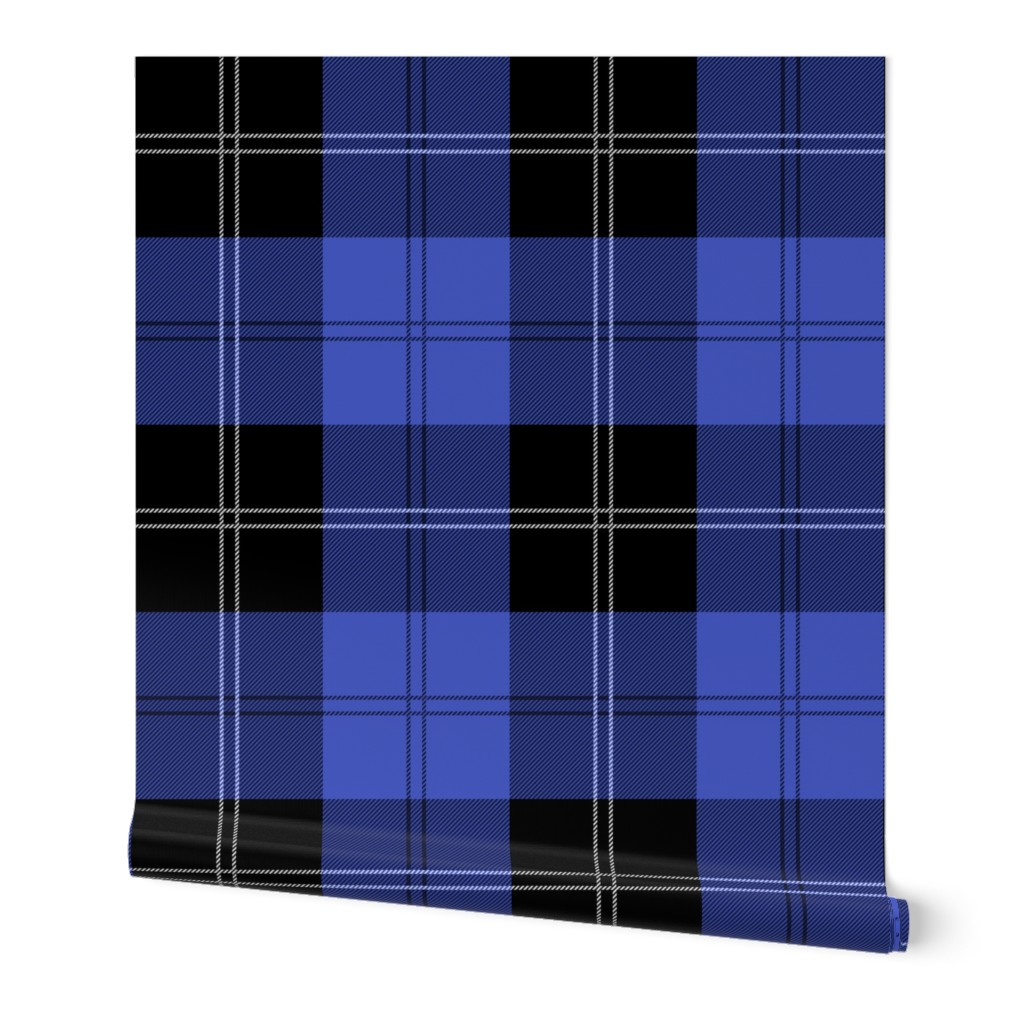 Ramsay Hunting Tartan in Blue