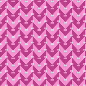 pythagorean chevron pink