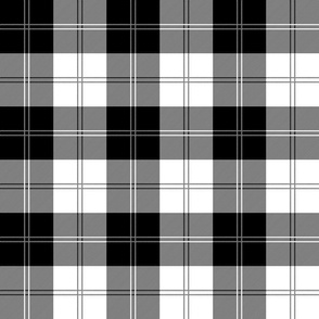 Ramsay Tartan in Black and White