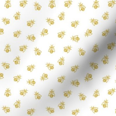 buzz - bumble bee fabric