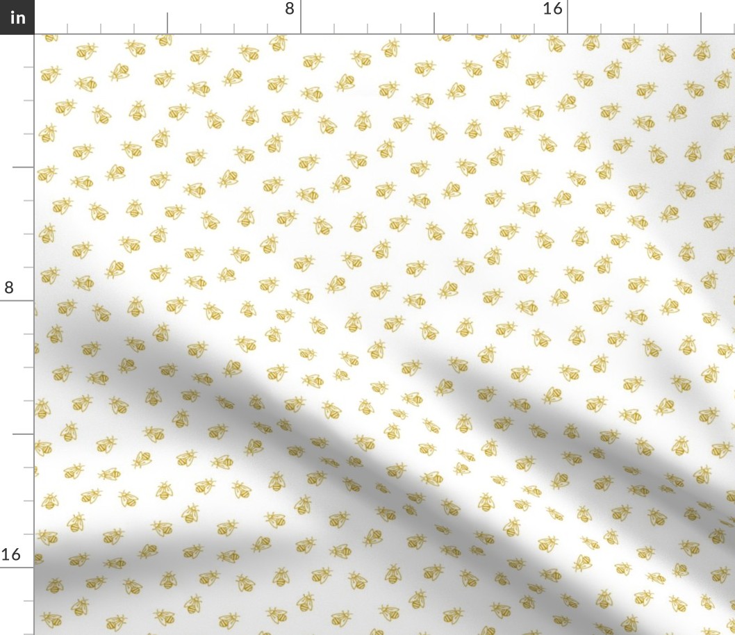 buzz - bumble bee fabric