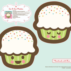 Cut-&-Sew Plushie: 9" Cupcake