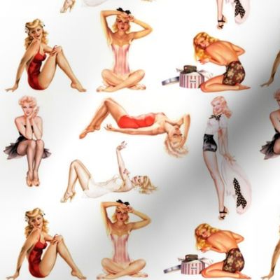 Blonde pin-ups