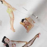 Brunette pin-ups