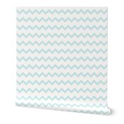 Baby Blue Chevron