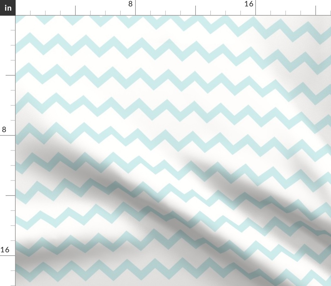 Baby Blue Chevron