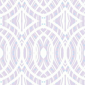 Lavender Oval Pattern