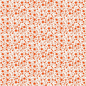 CatsMeow dots - bright orange