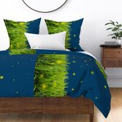 Fireflies In the Grass Border Print