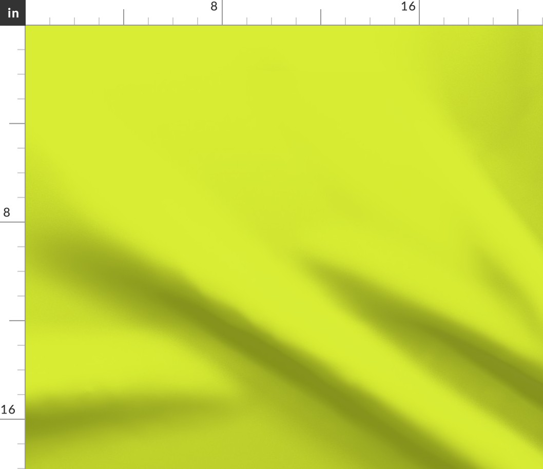 solid bright chartreuse yellow (D8EC2F)