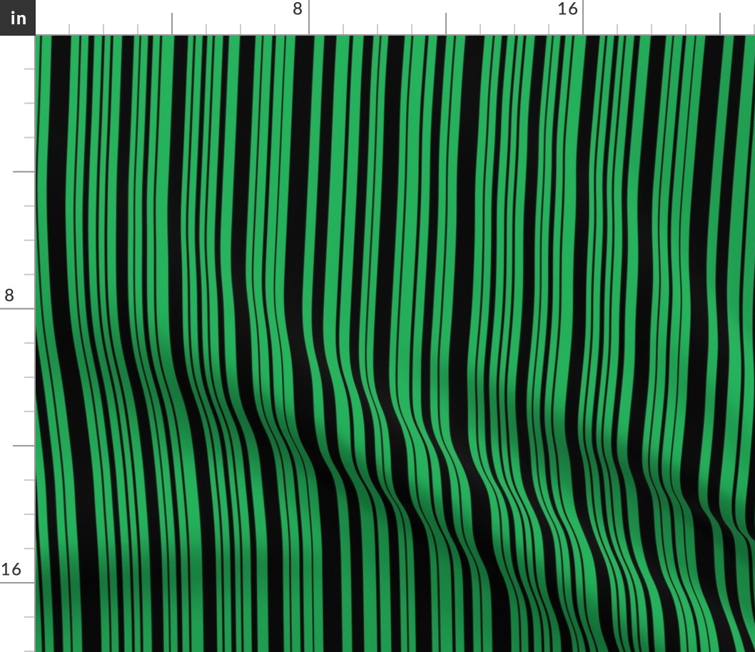 CatsMeow stripe - dark green & black