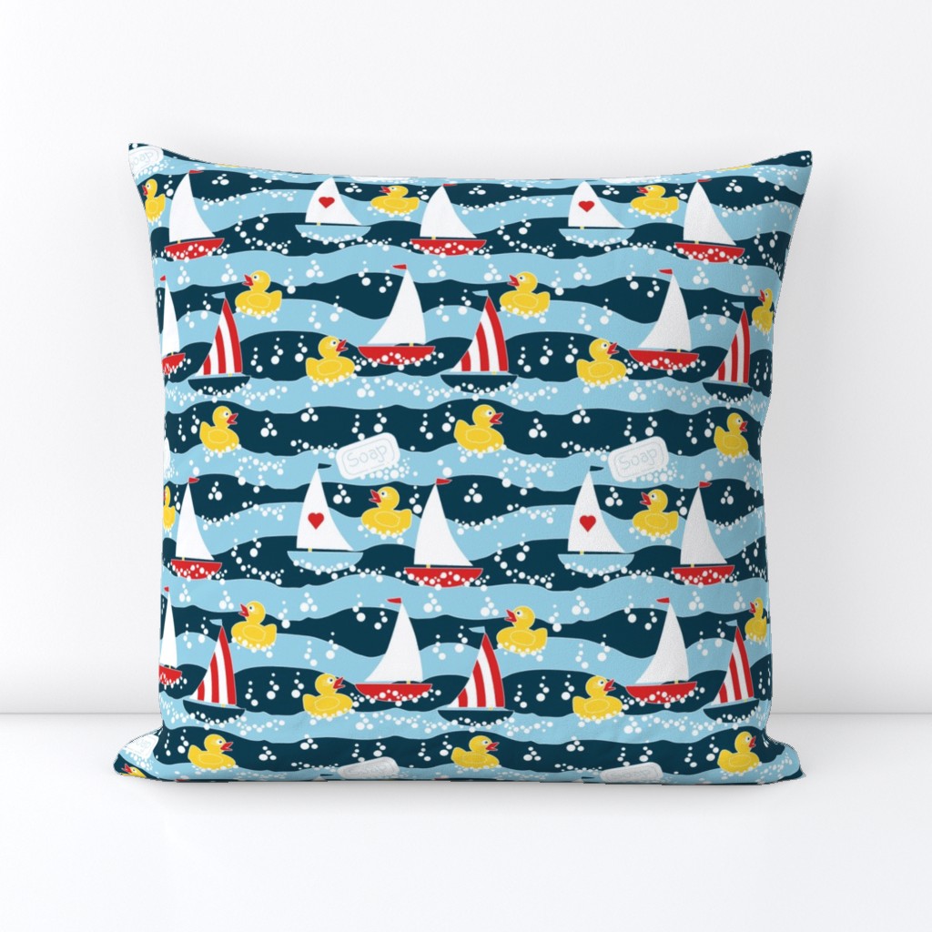 Clean Sailing Ducks spoonflower0188