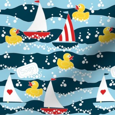 Clean Sailing Ducks spoonflower0188