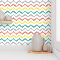 Double chevron in orange