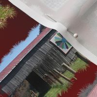 Barn Quilt Trail: on Red 