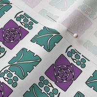 Type-ornaments-1 leaf mckintosh-rose-290violet  180minagreen