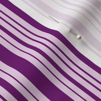 DragonflyZip stripe - deep purple & lavender