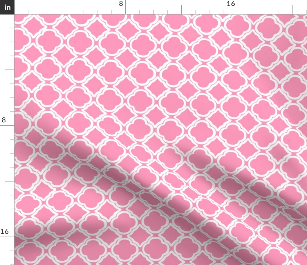 Ogee Trellis Pink