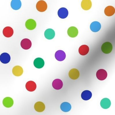 rainbow confetti dots