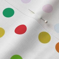 rainbow confetti dots