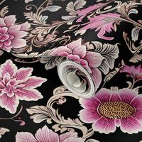 intricate swirly baroque floral 