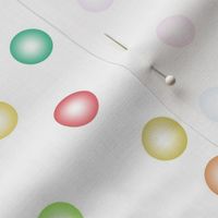 rainbow balloon dots