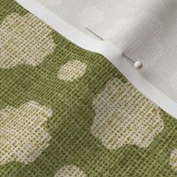 Grass Burlap Fabric