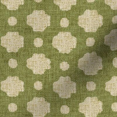 Grass Burlap Fabric