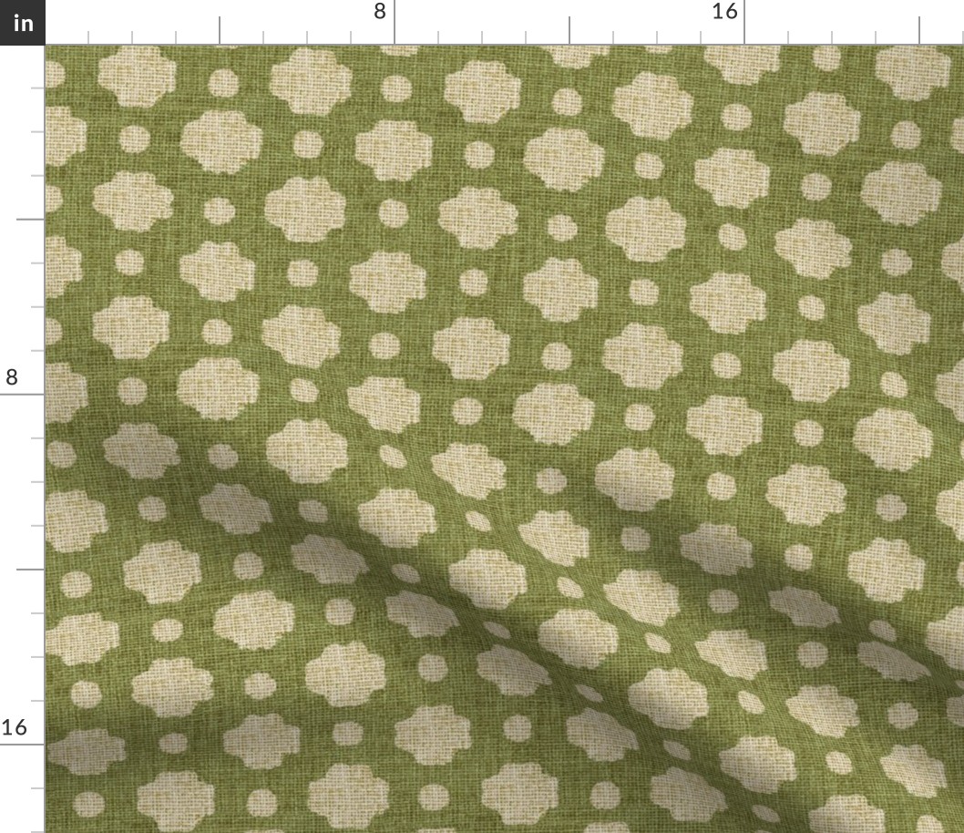 Grass Burlap Fabric