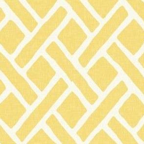 Savannah Trellis in Lemon