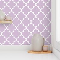 Lavender Quatrefoil