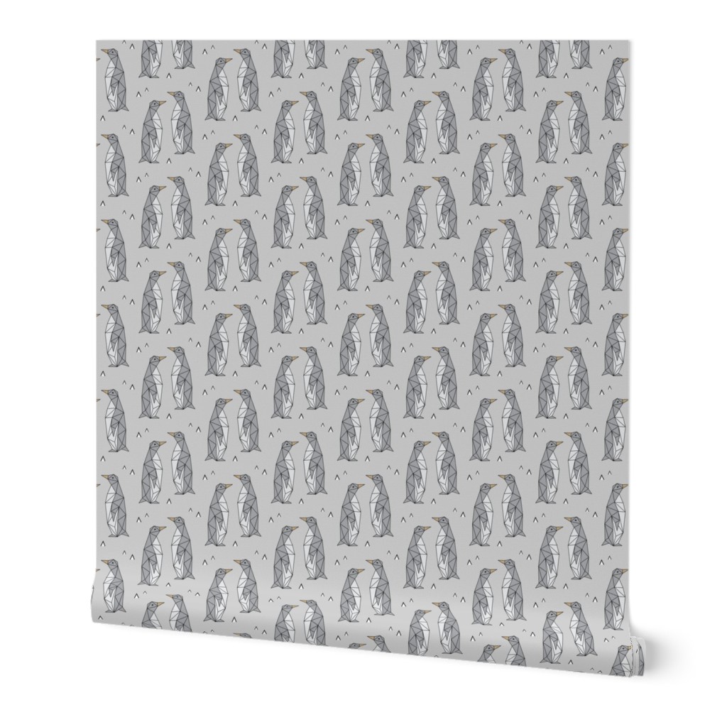 Geometric Penguins Gray (Small)