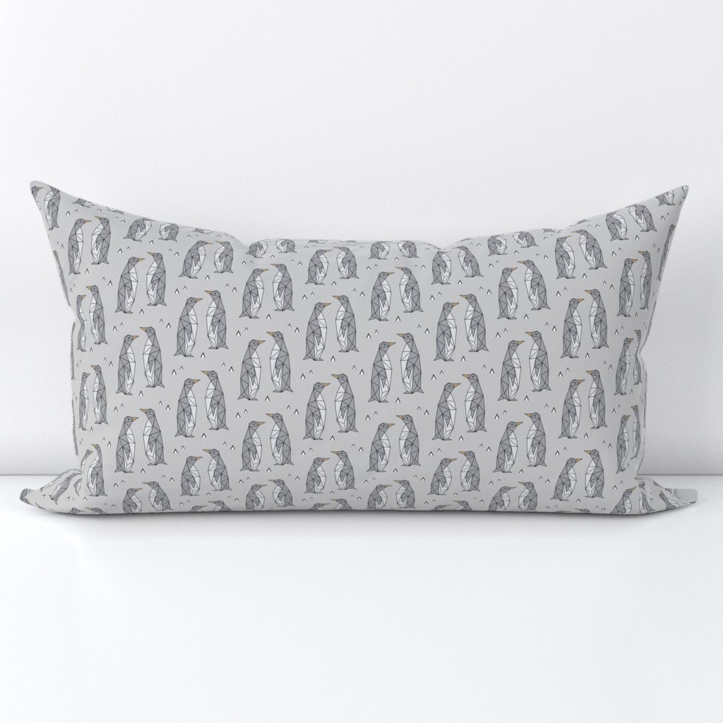 Geometric Penguins Gray (Small)