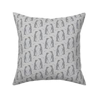 Geometric Penguins Gray (Small)