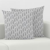 Geometric Penguins Gray (Small)