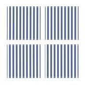 Slate Blue and White Nautical Stripe 1/2 inch stripes) (150)