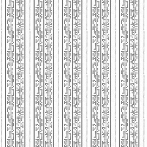 Binary strips black and white