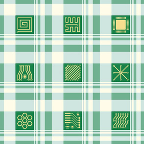 PCBs and Fibonacci Plaid