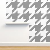 Modern Cottage ~ The Houndstooth Check ~ Grey and White ~ Large