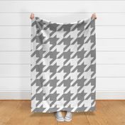 Modern Cottage ~ The Houndstooth Check ~ Grey and White ~ Large